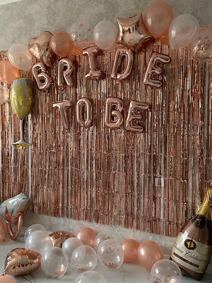 Simple Bachelorette Wall Arch