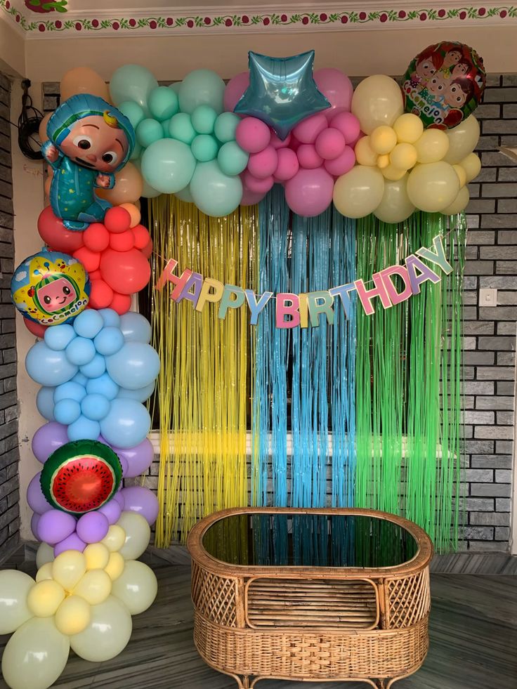 Cocomelon Birthday Decoration