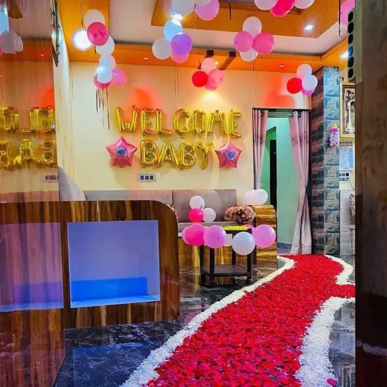 Flower Decor for Welcome Baby