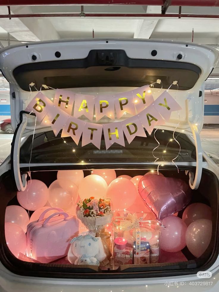 Surprise Anniversary Car Boot Decoration